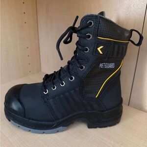 Metguard Women's Black and Yellow Boots